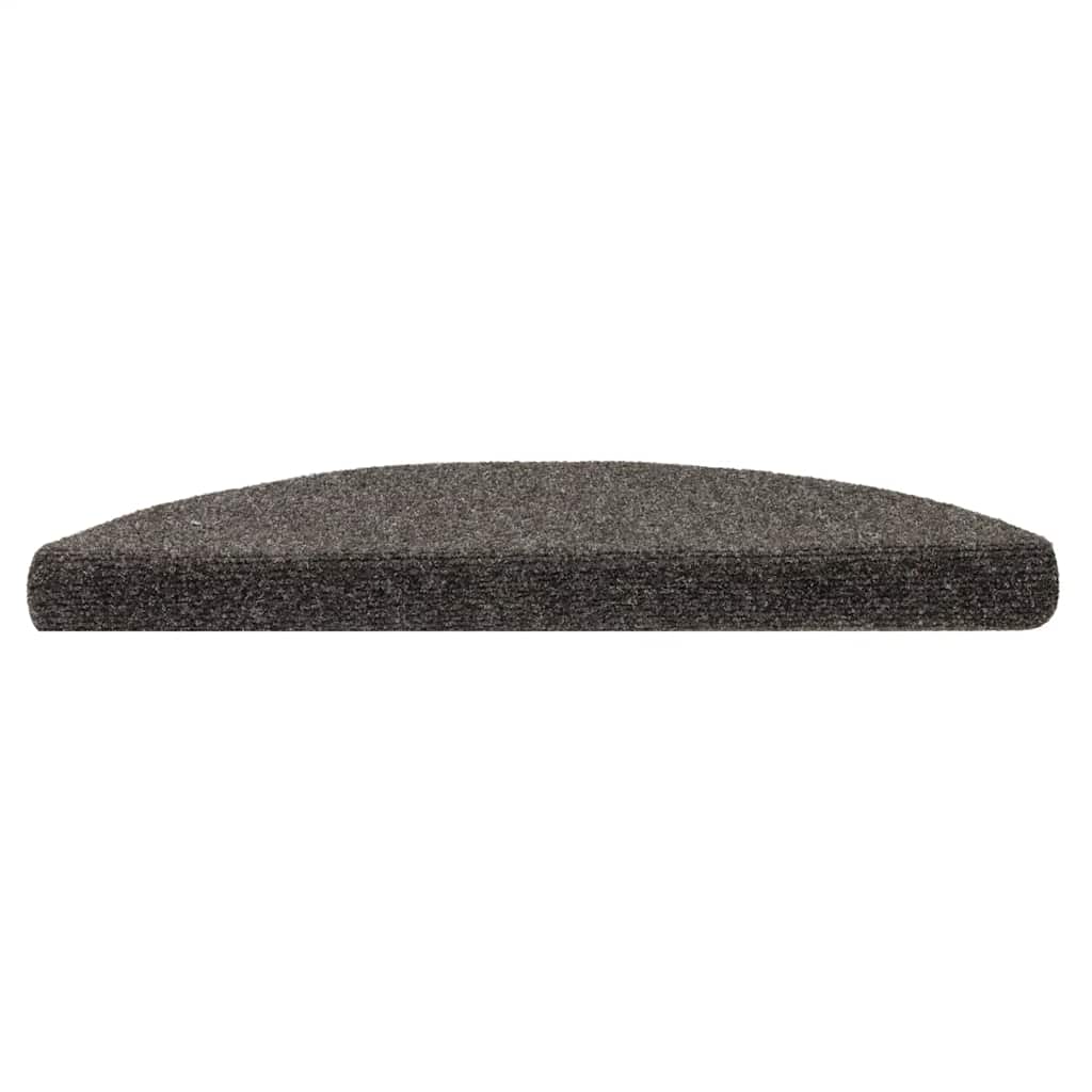 Trappematter selvklebende 5 stk 56x17x3 cm antrasitt halvrund