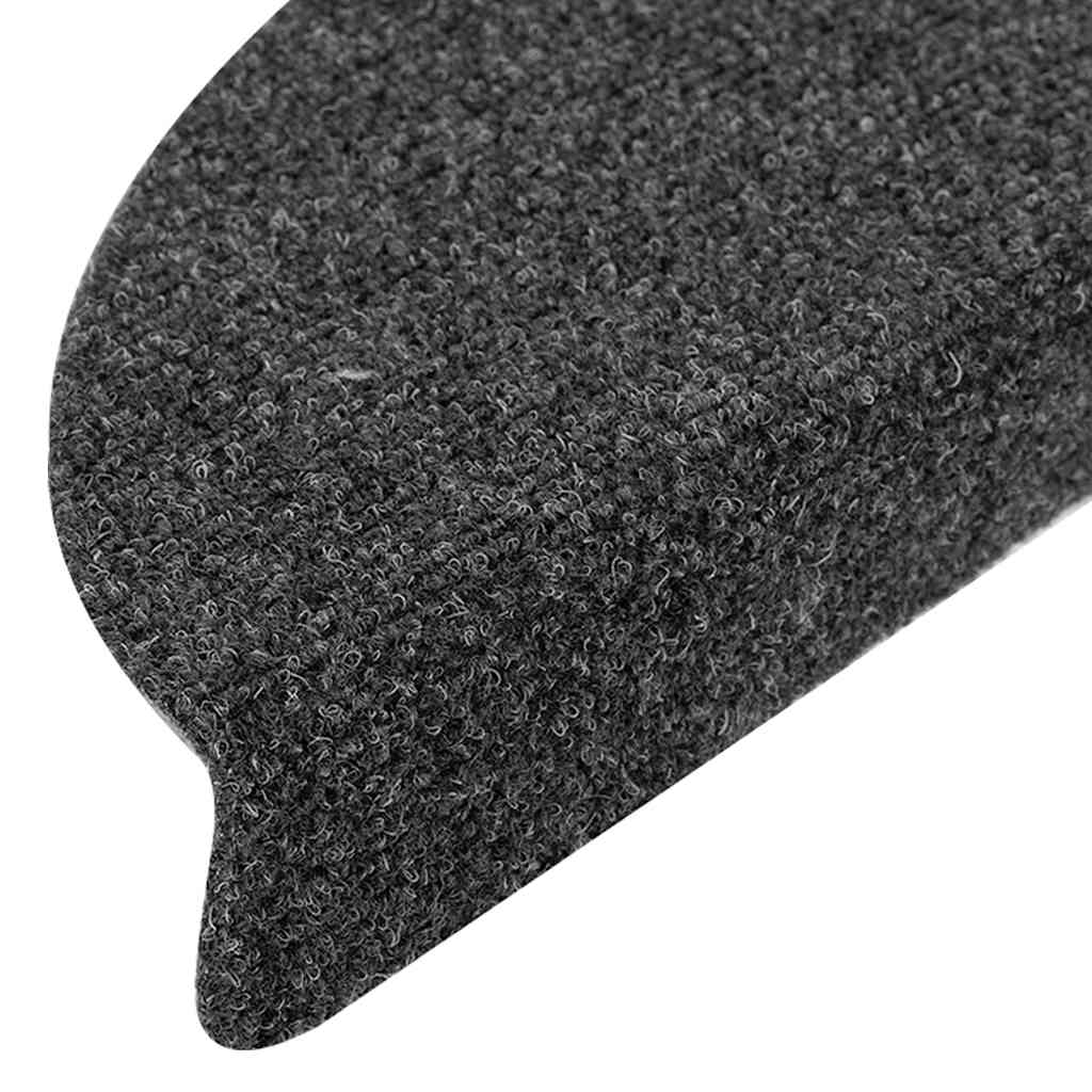 Trappematter selvklebende 5 stk 56x17x3 cm antrasitt halvrund