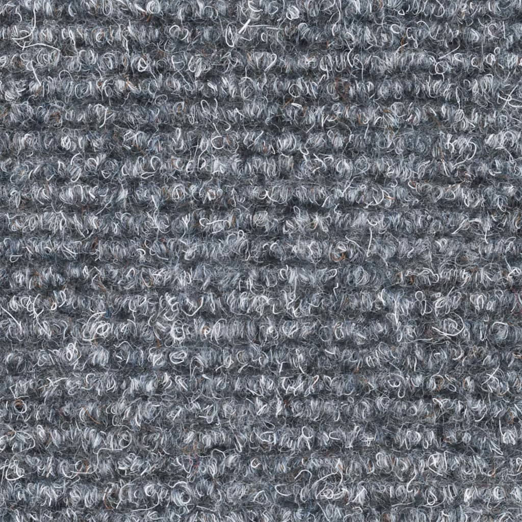 Trappematter selvklebende 10 stk 65x21x4 cm lysegrå halvrund store