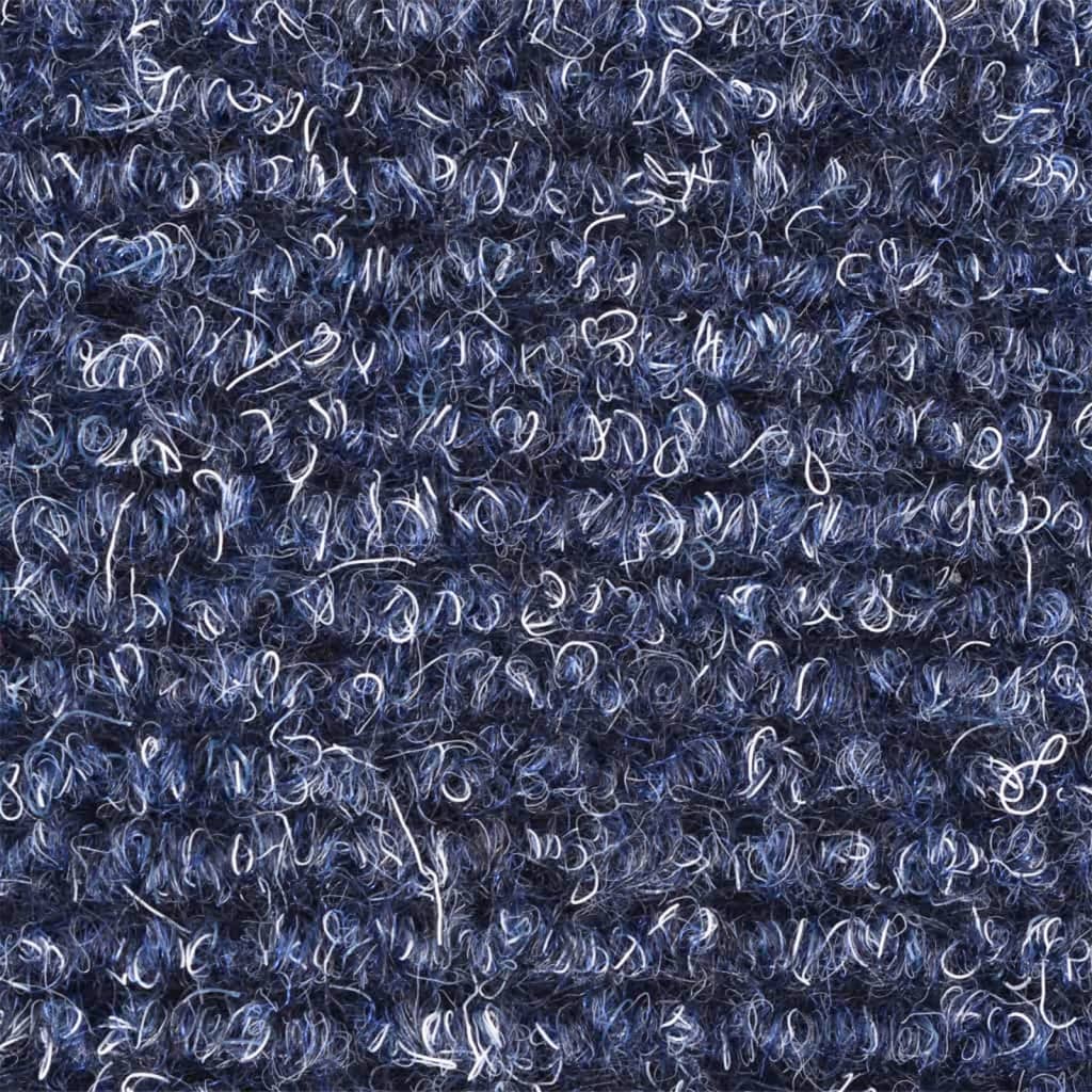 Trappematter selvklebende 5 stk 65x21x4 cm blå halvrund store