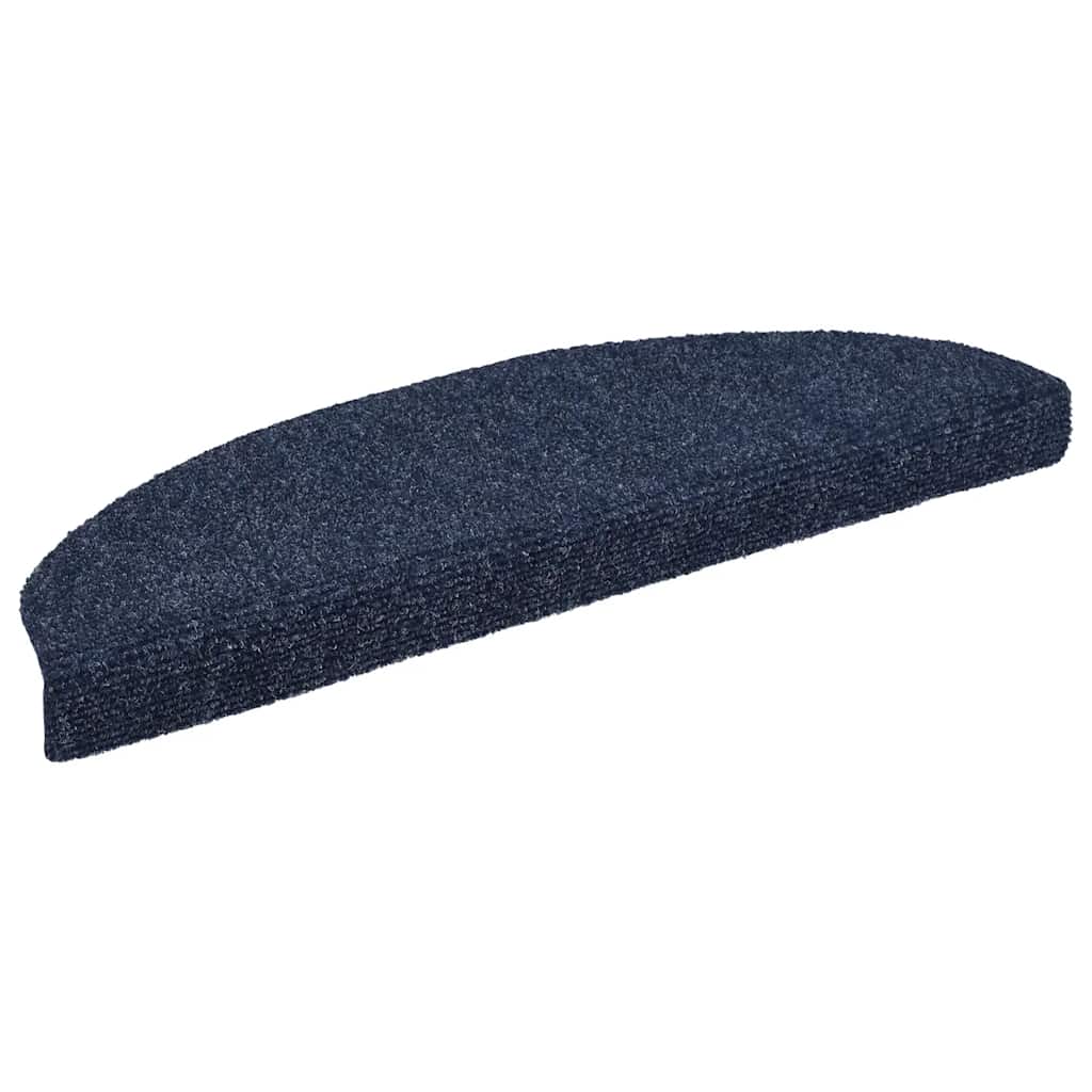 Trappematter selvklebende 10 stk 65x21x4 cm blå halvrund store