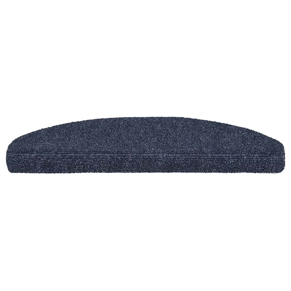 Trappematter selvklebende 10 stk 65x21x4 cm blå halvrund store