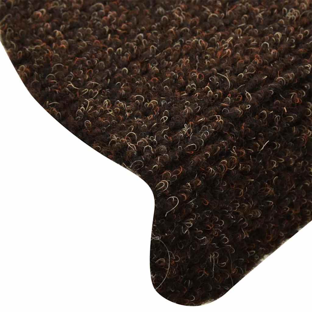 Trappematter selvklebende 10 stk 65x21x4 cm brune halvrund store