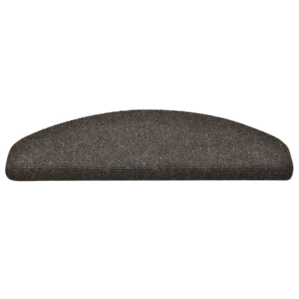 Trappematter selvklebende 10 stk 65x21x4 cm antrasitt halvrund stor