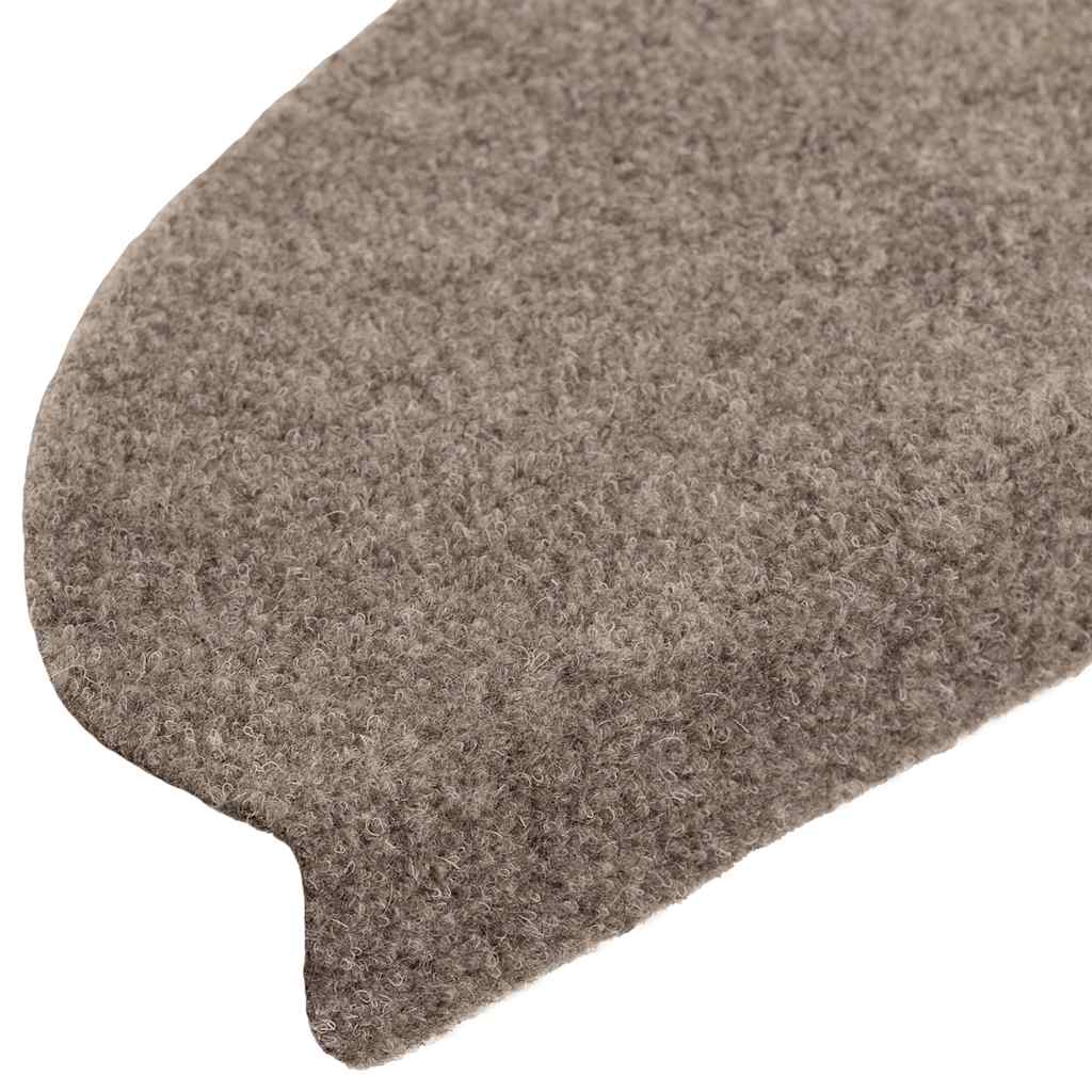 Trappematter selvklebende 10 stk 65x21x4 cm beige halvrund store