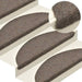 Trappematter selvklebende 10 stk 65x21x4 cm beige halvrund store