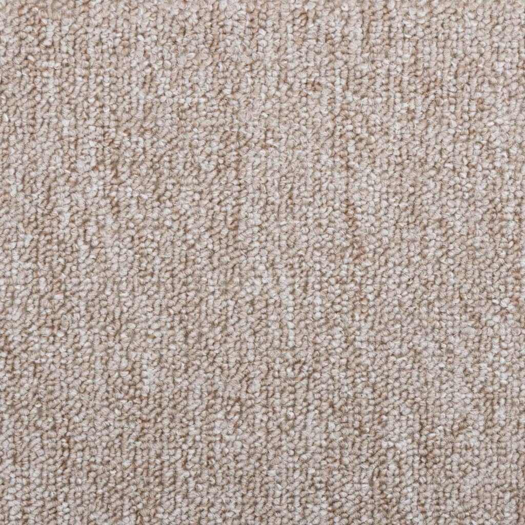 Trappematter 10 stk 65x24x4 cm lysebrune halvrund store