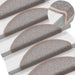 Trappematter 10 stk 65x24x4 cm lysebrune halvrund store