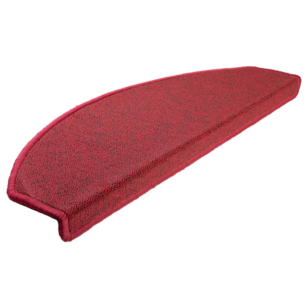 Trappematter 10 stk 65x24x4 cm rød halvrund store