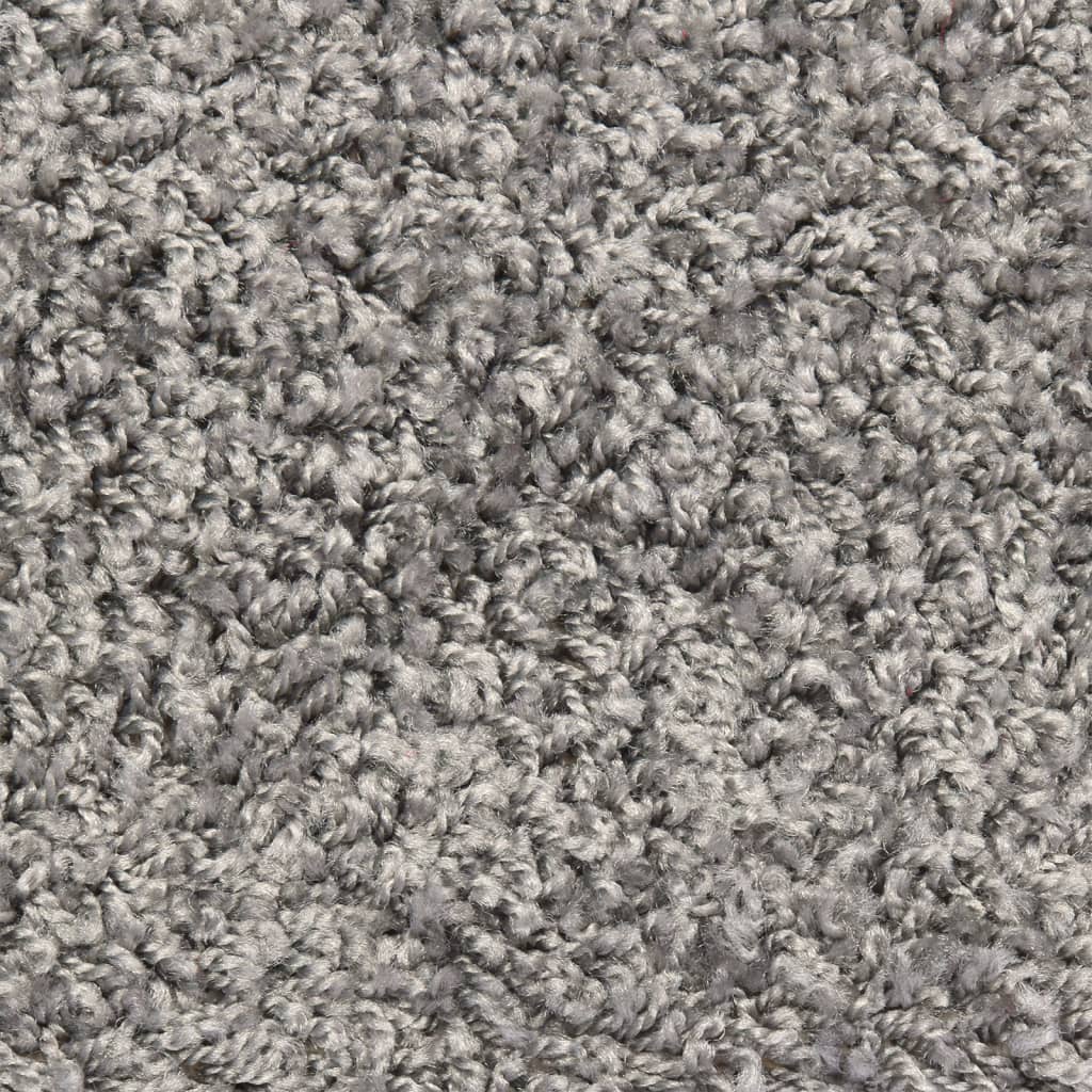 Trappematter 10 stk 56x17x3 cm grå halvrund