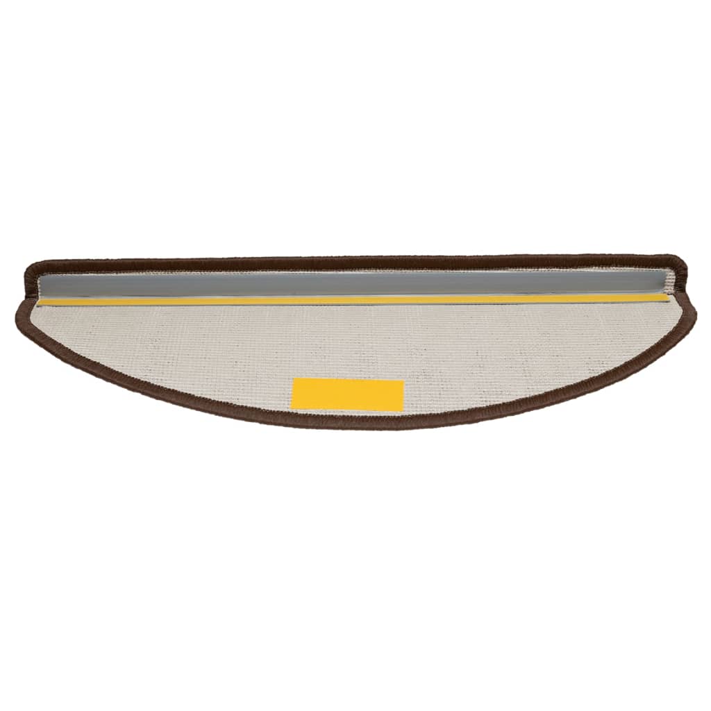 Trappematter 10 stk 65x21x4 cm brune halvrund store
