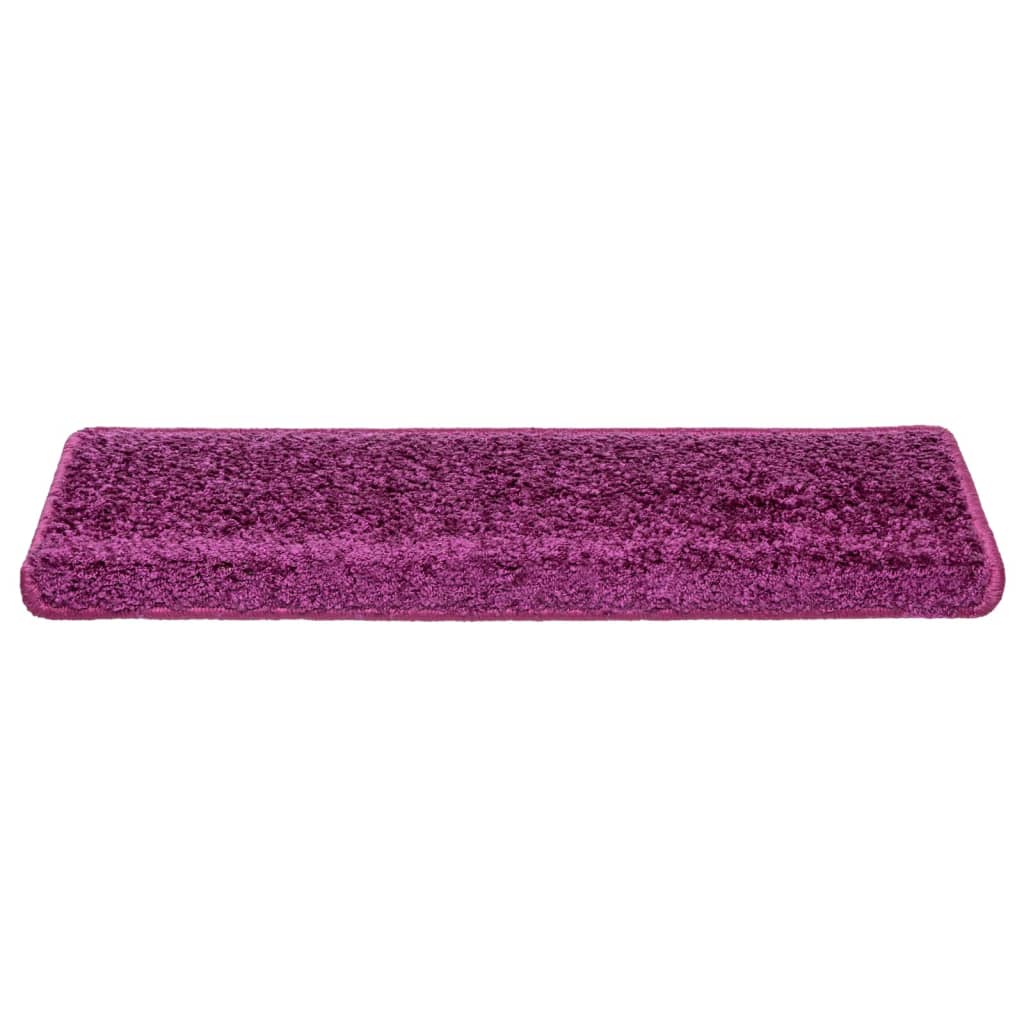 Trappematter 10 stk 65x21x4 cm fiolett rektangulær kant