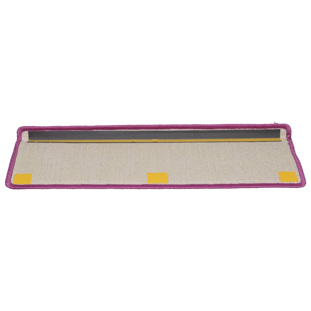 Trappematter 10 stk 65x21x4 cm fiolett rektangulær kant