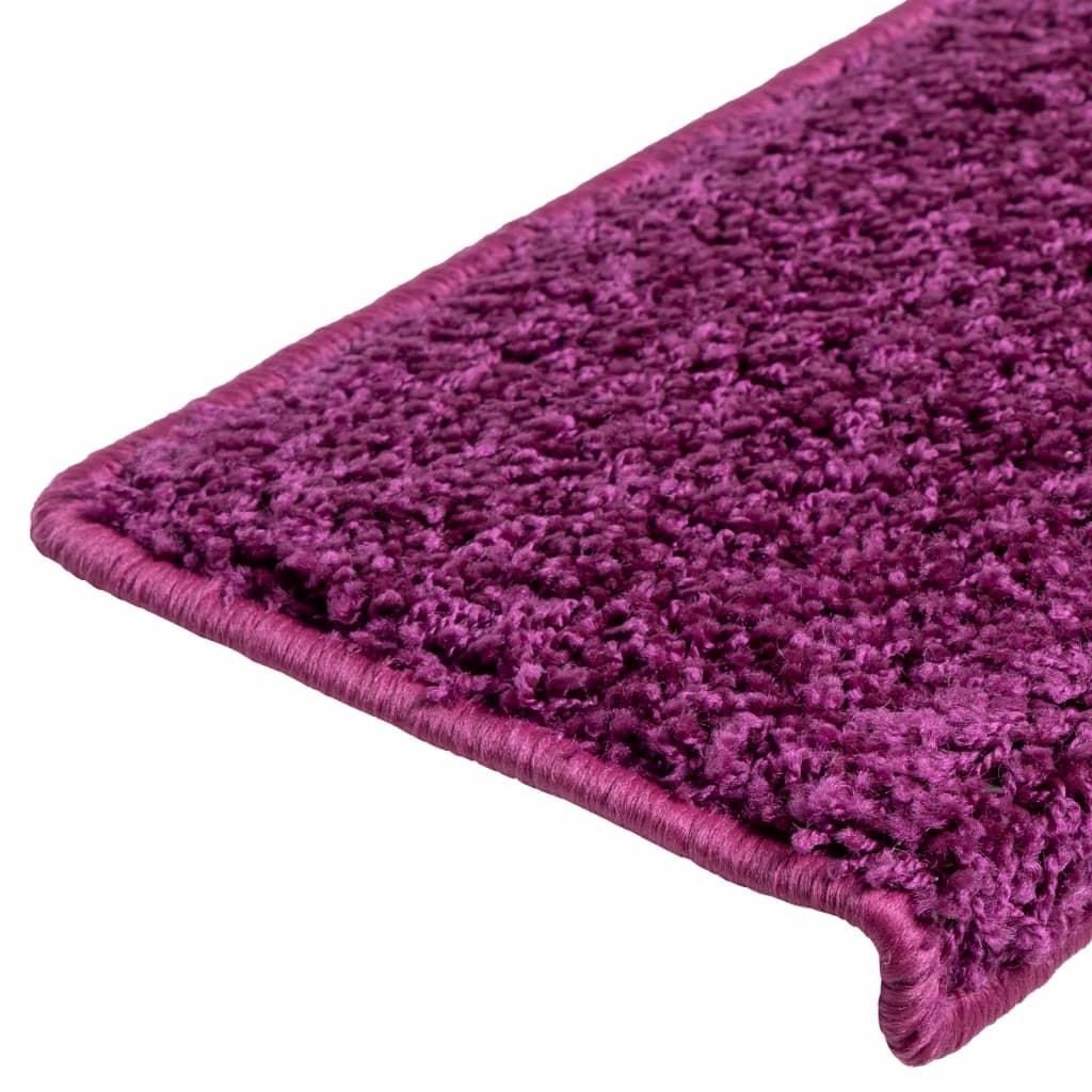Trappematter 10 stk 65x21x4 cm fiolett rektangulær kant