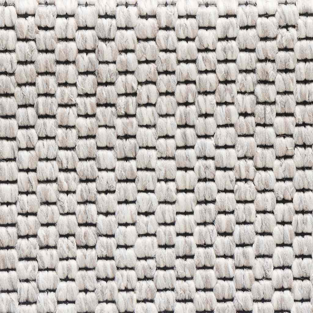 Selvklebende trappematter sisal 15 stk 56x17x3 cm platina
