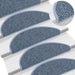 Selvklebende trappematter sisal-utseende 15 stk 56x17x3 cm blå