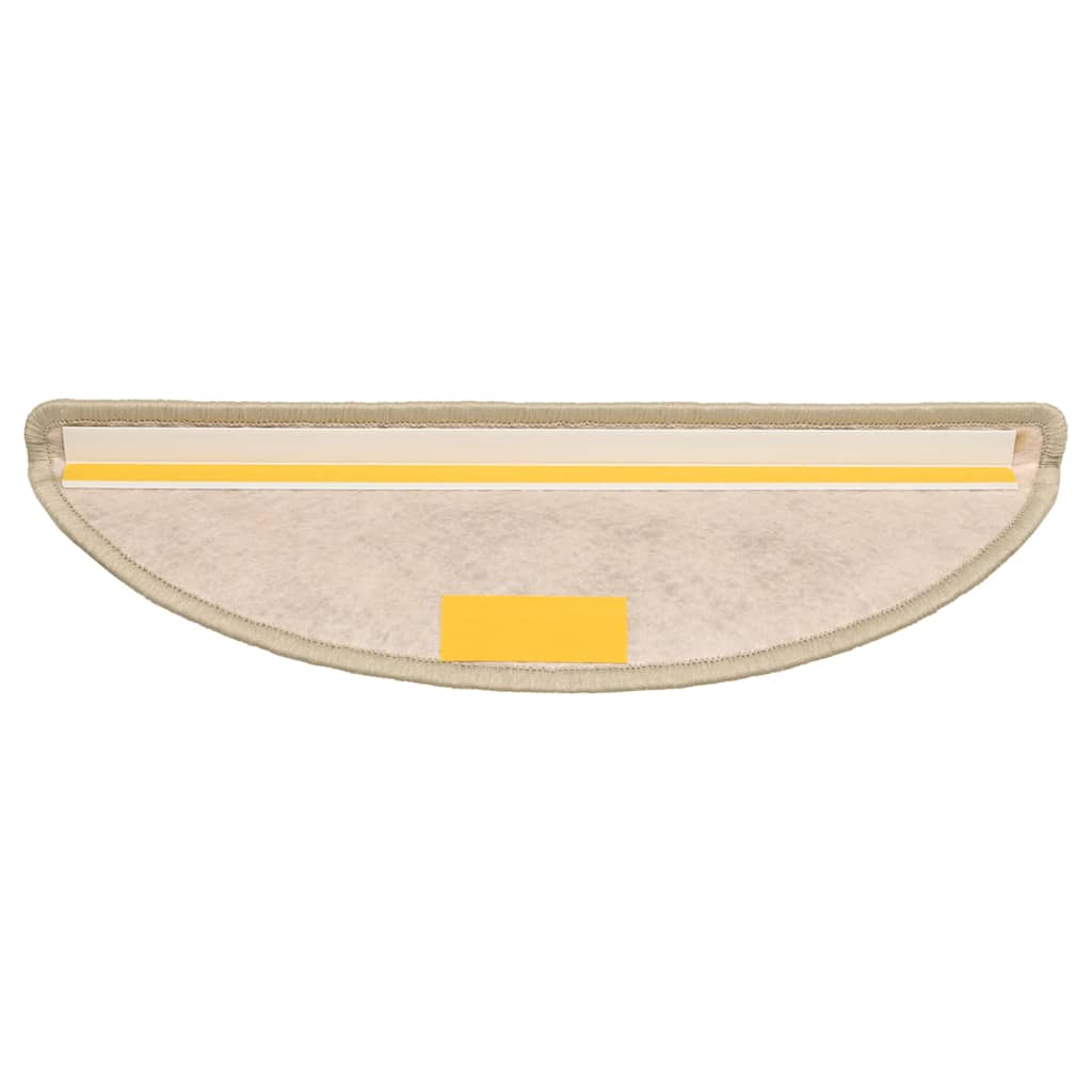 Selvklebende trappematter sisal 15 stk 56x17x3 cm lysegrønn