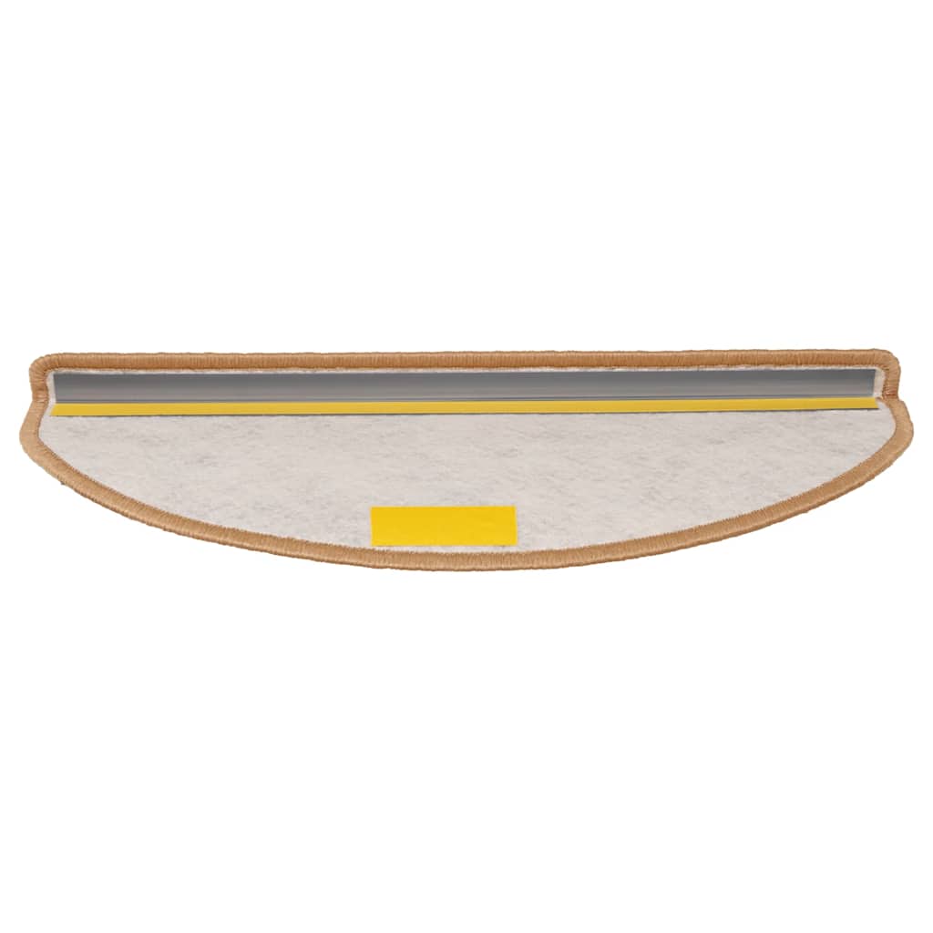 Selvklebende trappematter sisal-utseende 15 stk 65x21x4 sisal