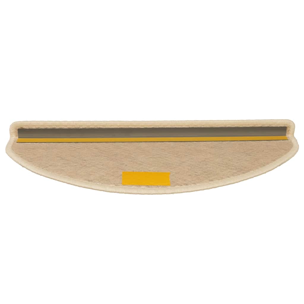 Selvklebende trappematter sisal-utseende 15stk 65x21x4 berber