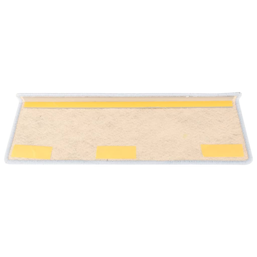 Selvklebende trappematter sisal-utseende 15 stk 65x21x4 cm blå