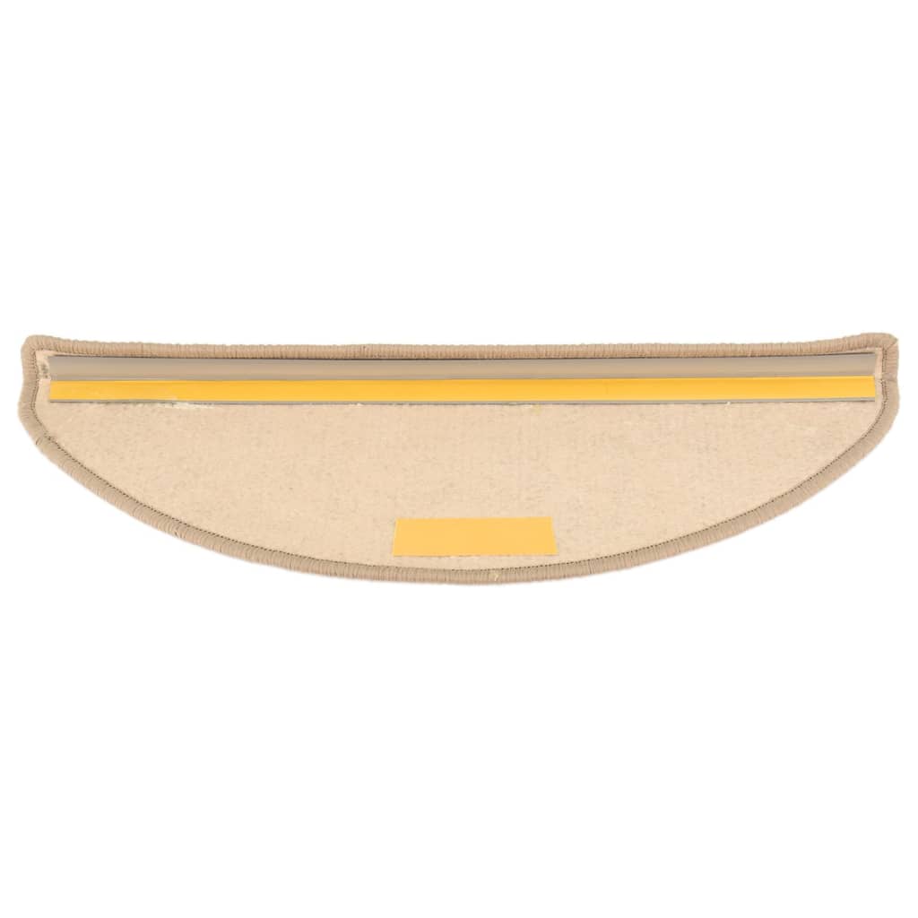 Trappematter 15 stk 65x21x4 cm mørk beige halvrund store