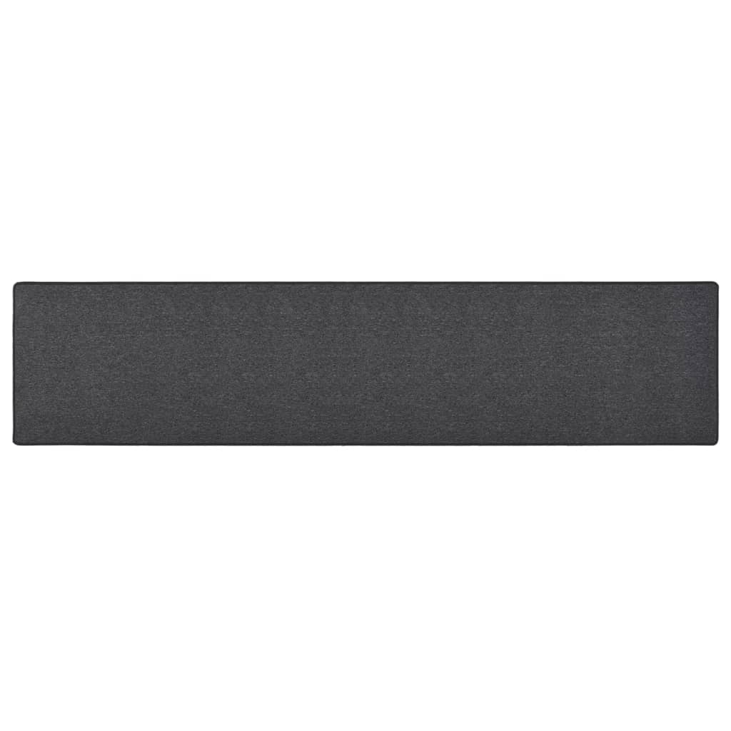 Teppeløper i antrasitt 50x250 cm
