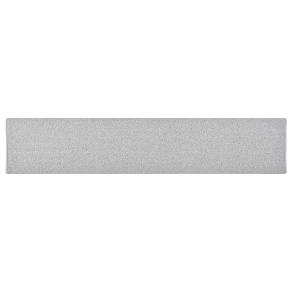 Teppeløper lysegrå 80x400 cm