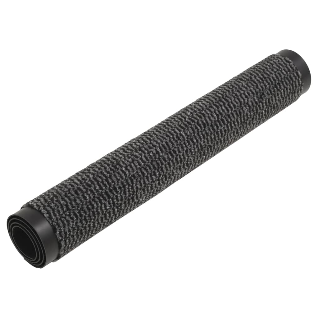 Tuftet dørmatte 60x150 cm antrasitt