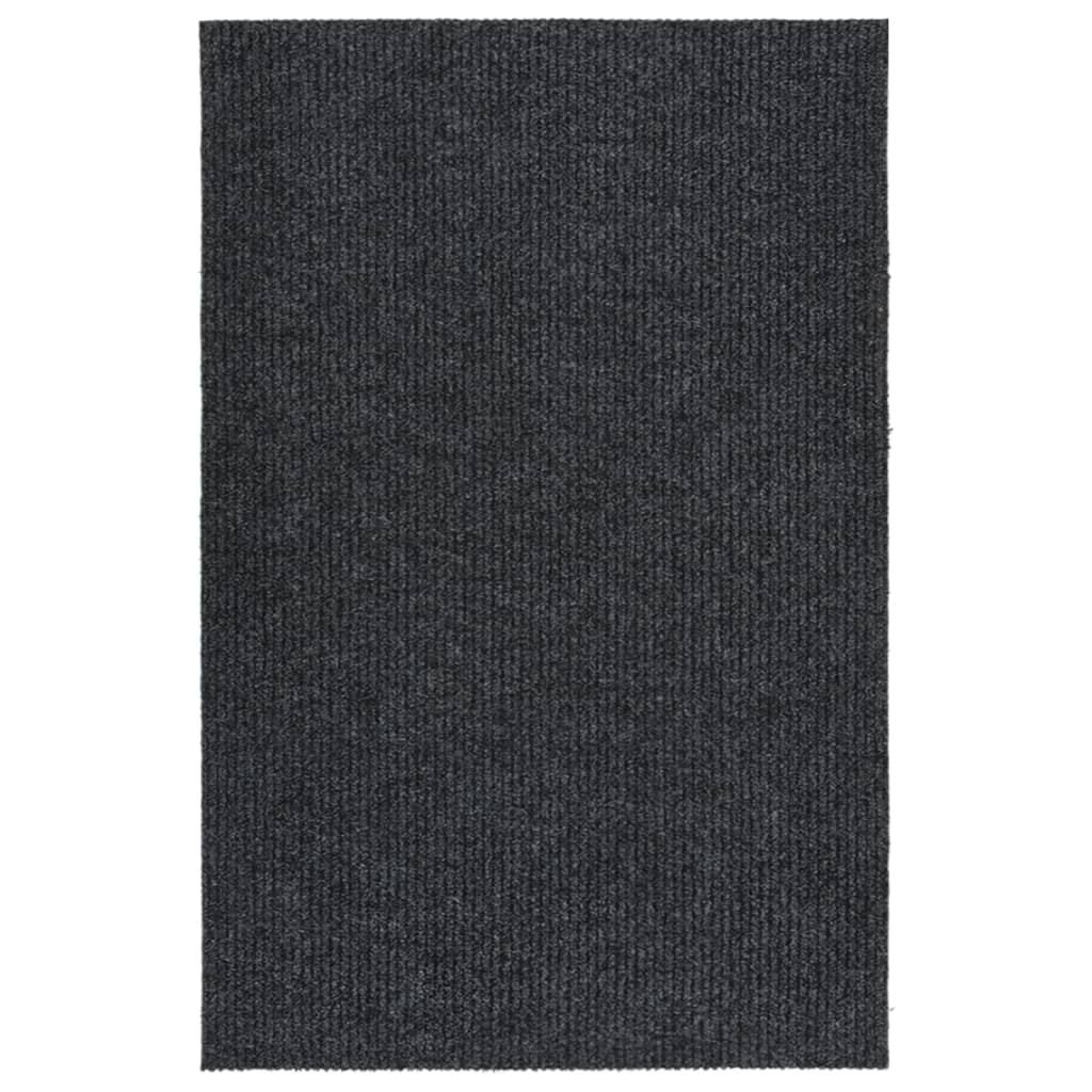 Smussfangende teppeløper 100x150 cm antrasitt