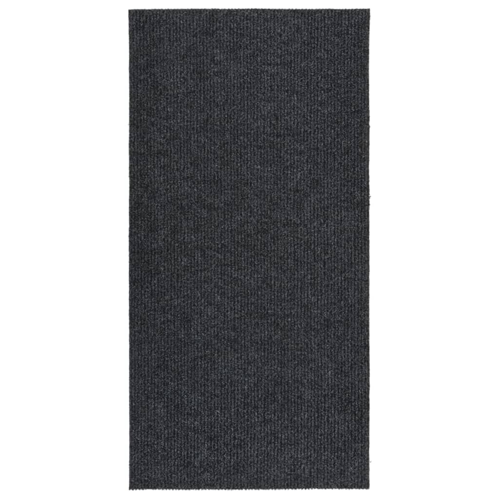 Smussfangende teppeløper 100x200 cm antrasitt