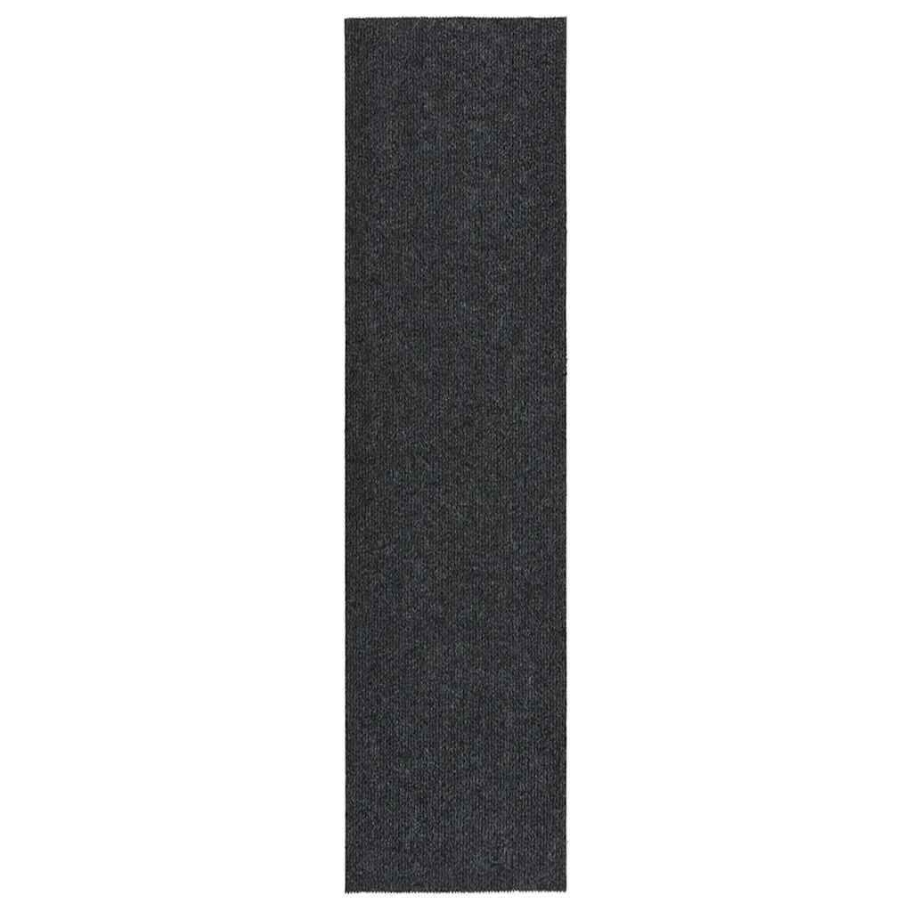 Smussfangende teppeløper 100x400 cm antrasitt
