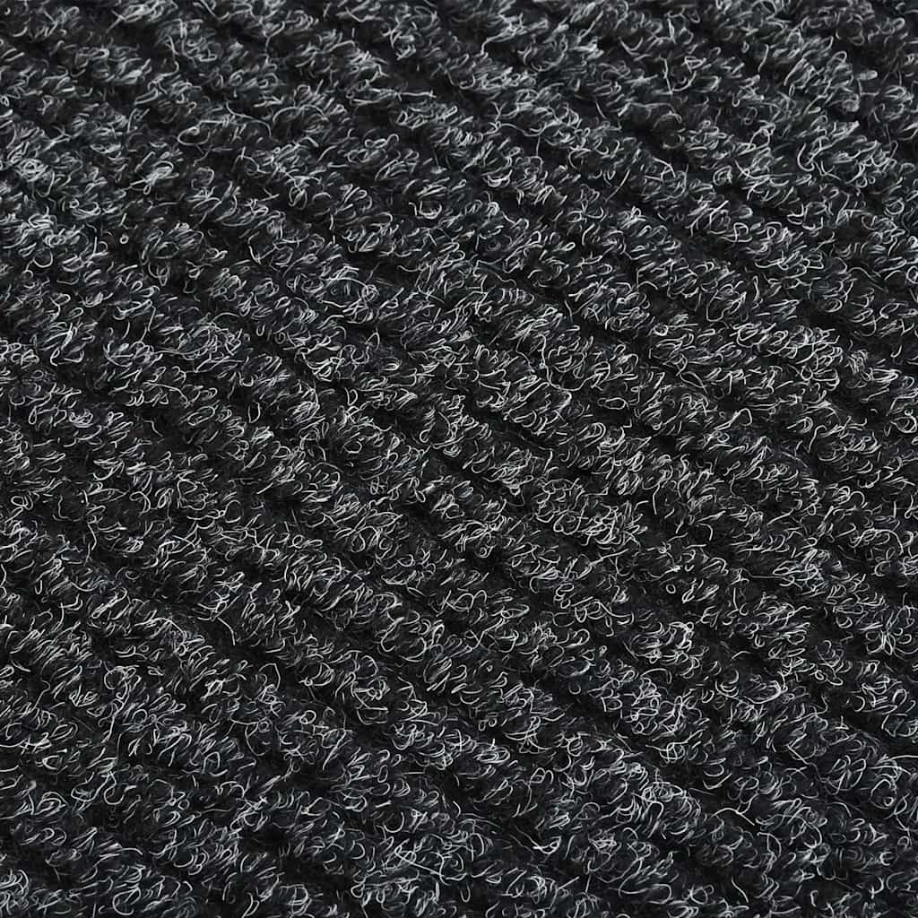Smussfangende teppeløper 100x400 cm antrasitt