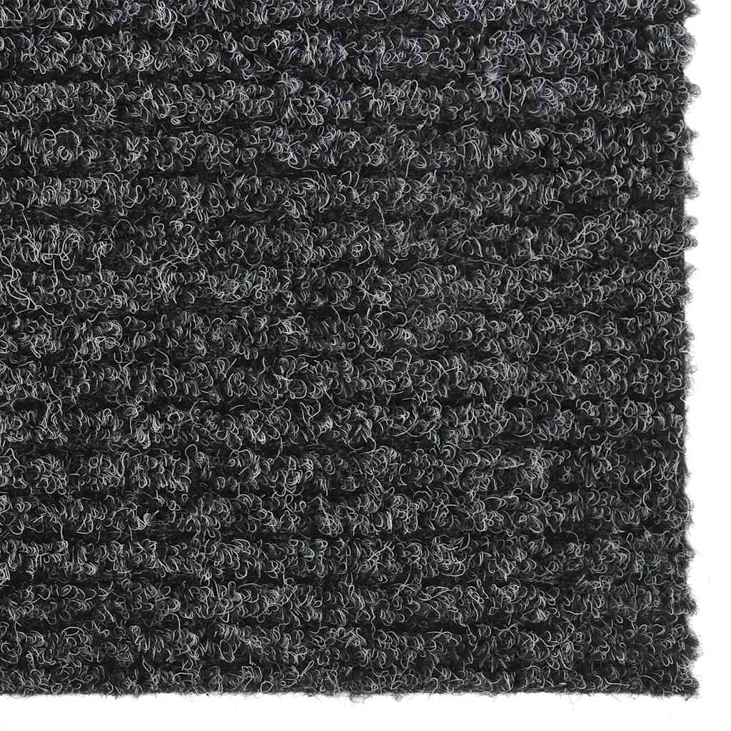 Smussfangende teppeløper 100x400 cm antrasitt