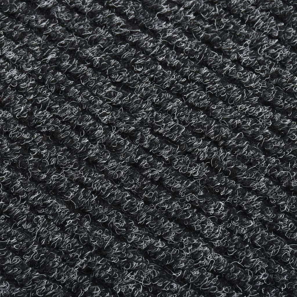Smussfangende teppeløper 100x450 cm antrasitt