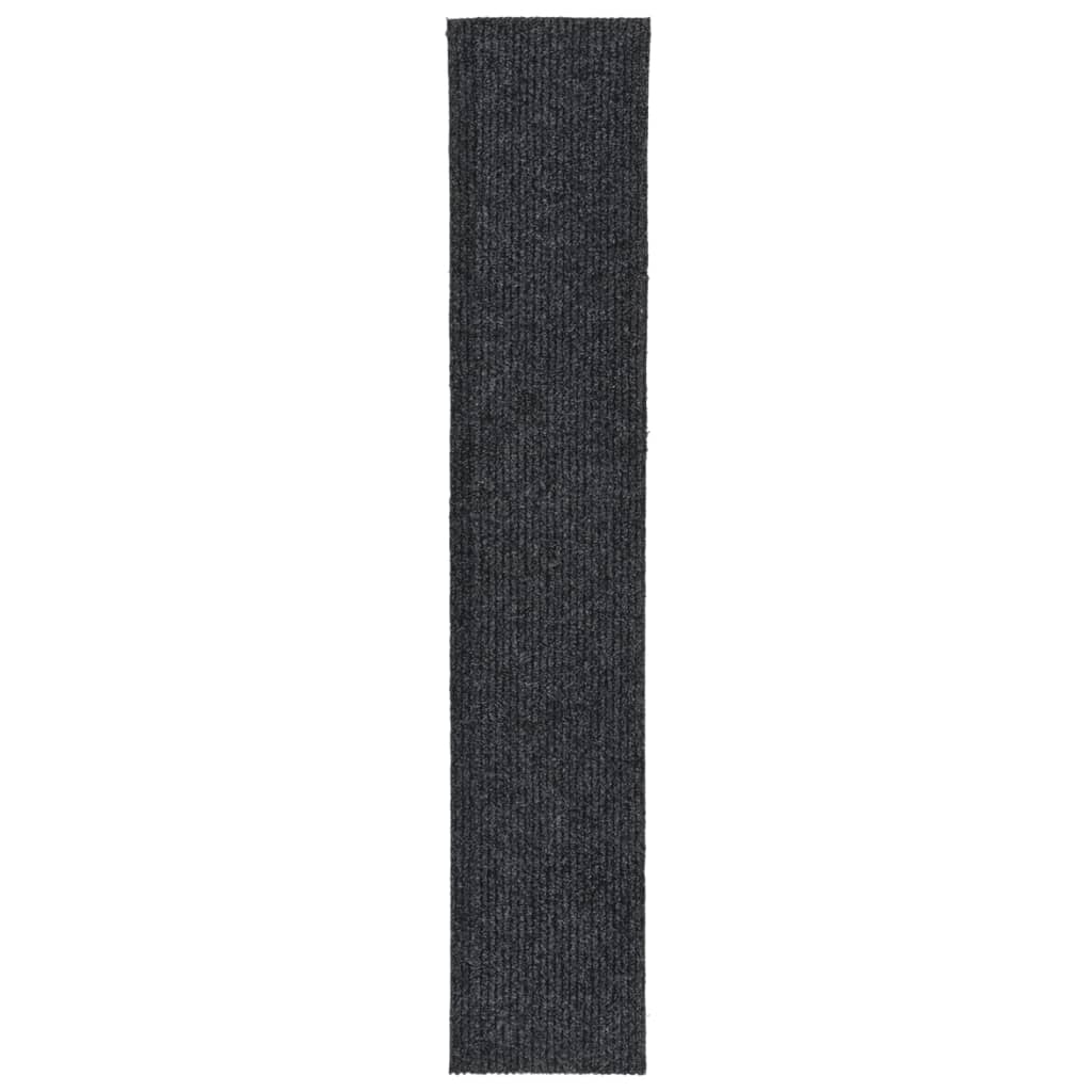 Smussfangende teppeløper antrasitt 100x500 cm