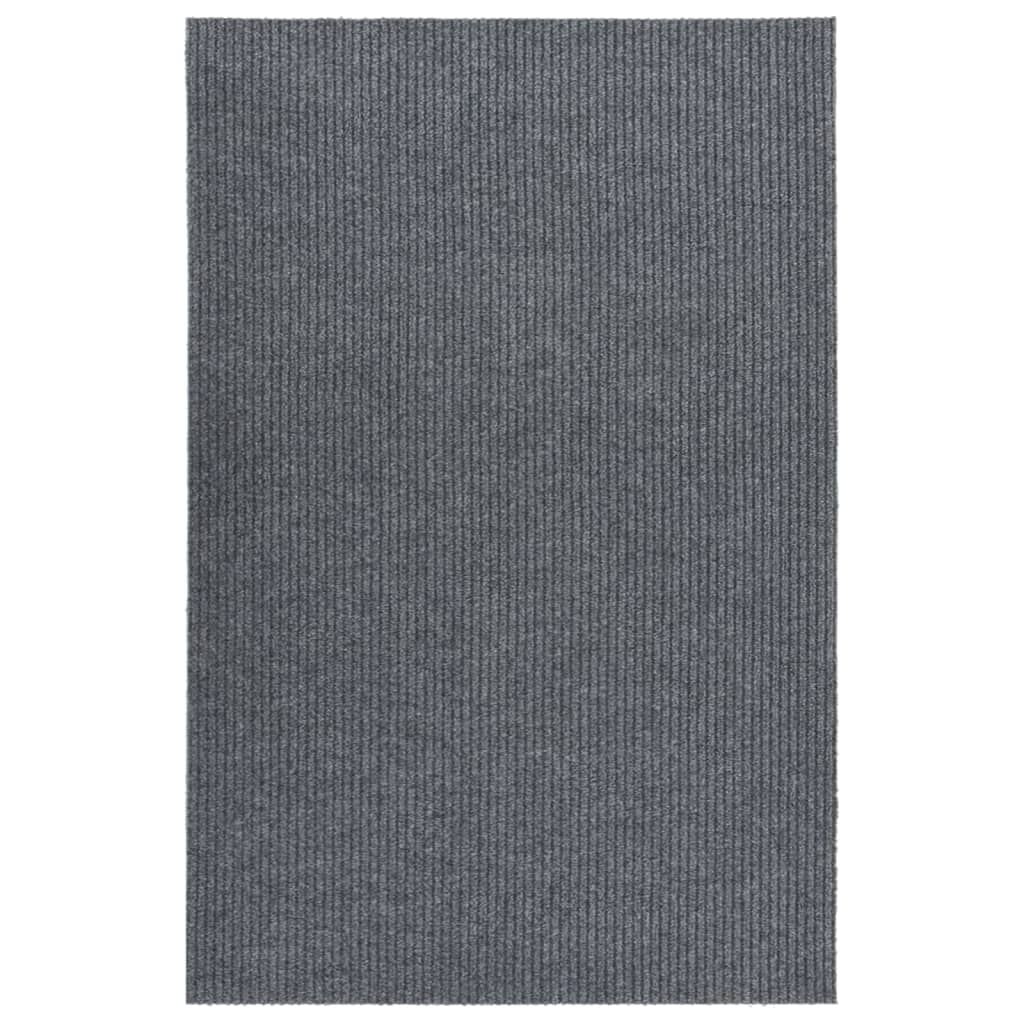 Smussfangende teppeløper 100x150 cm grå