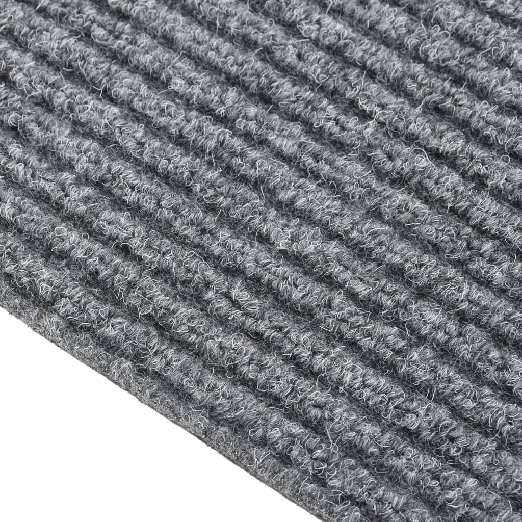 Smussfangende teppeløper grå 100x300 cm