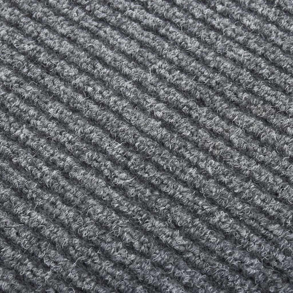 Smussfangende teppeløper grå 100x350 cm