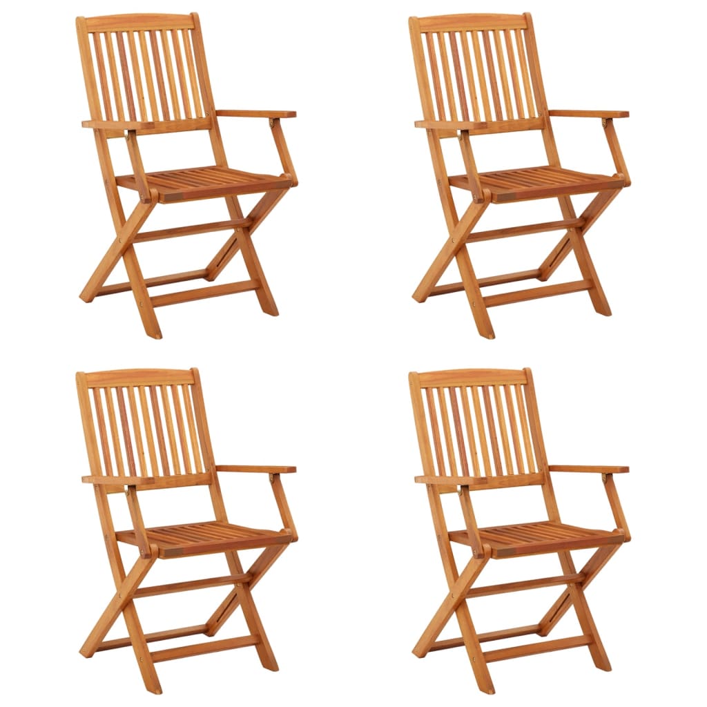 Klappstoler 4 stk heltre eukalyptus