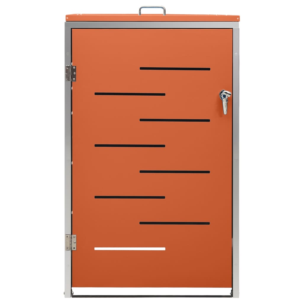 Søppeldunkskur enkelt 69x77,5x115 cm rustfritt stål