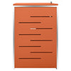 Søppeldunkskur trippelt 207x77,5x112,5 cm rustfritt stål