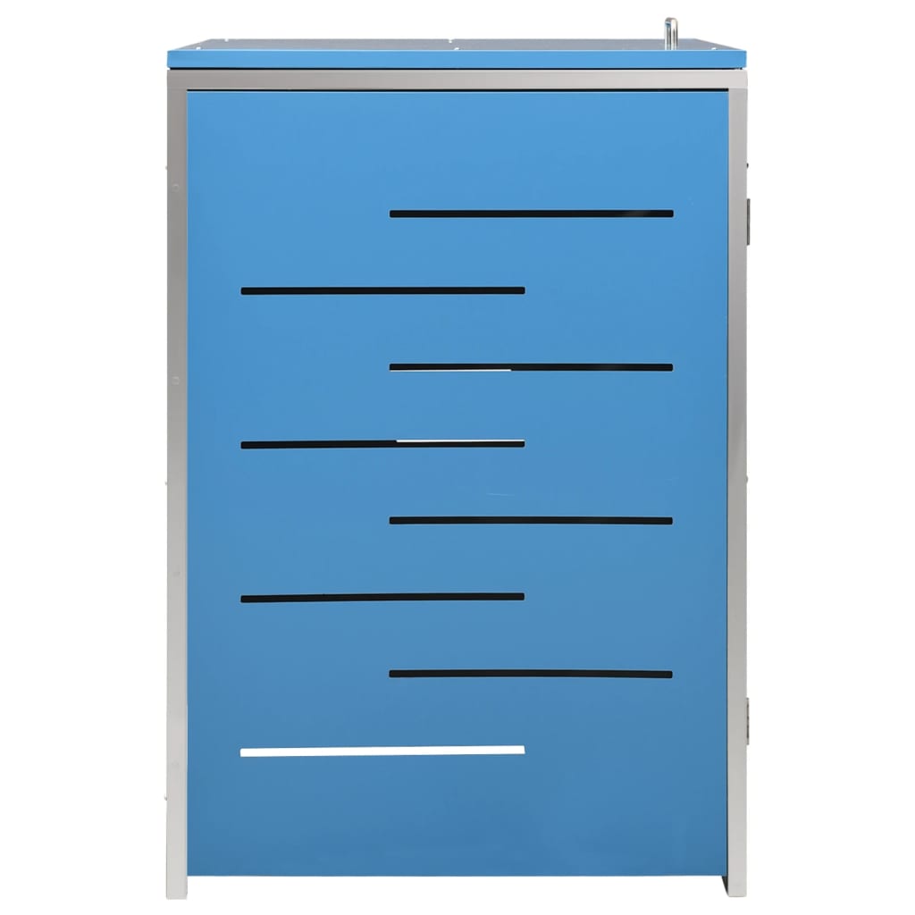 Søppeldunkskur enkelt 69x77,5x115 cm rustfritt stål