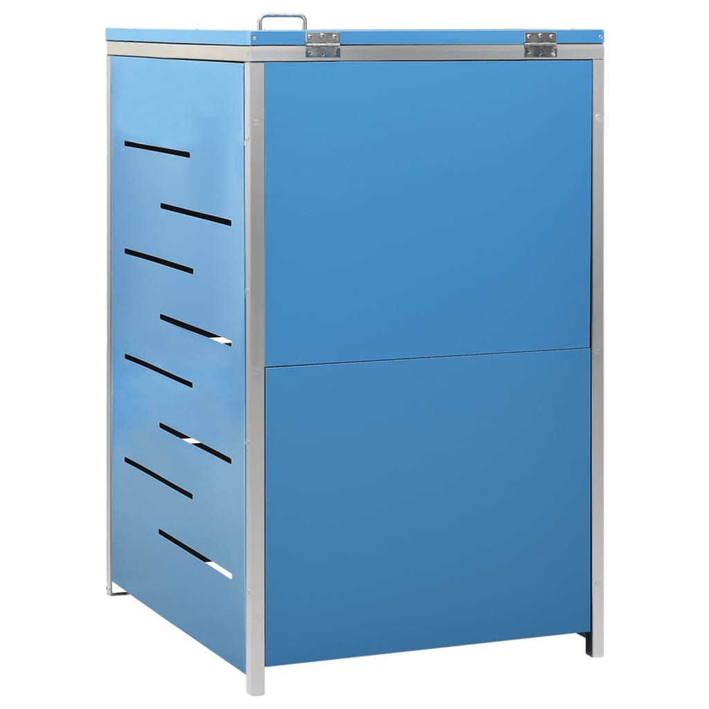 Søppeldunkskur enkelt 69x77,5x115 cm rustfritt stål