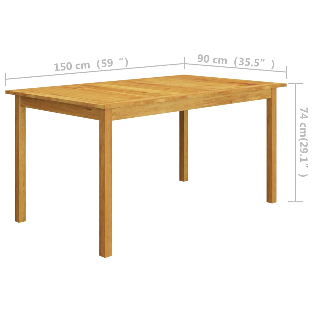 Utendørs spisestue 5 deler svart