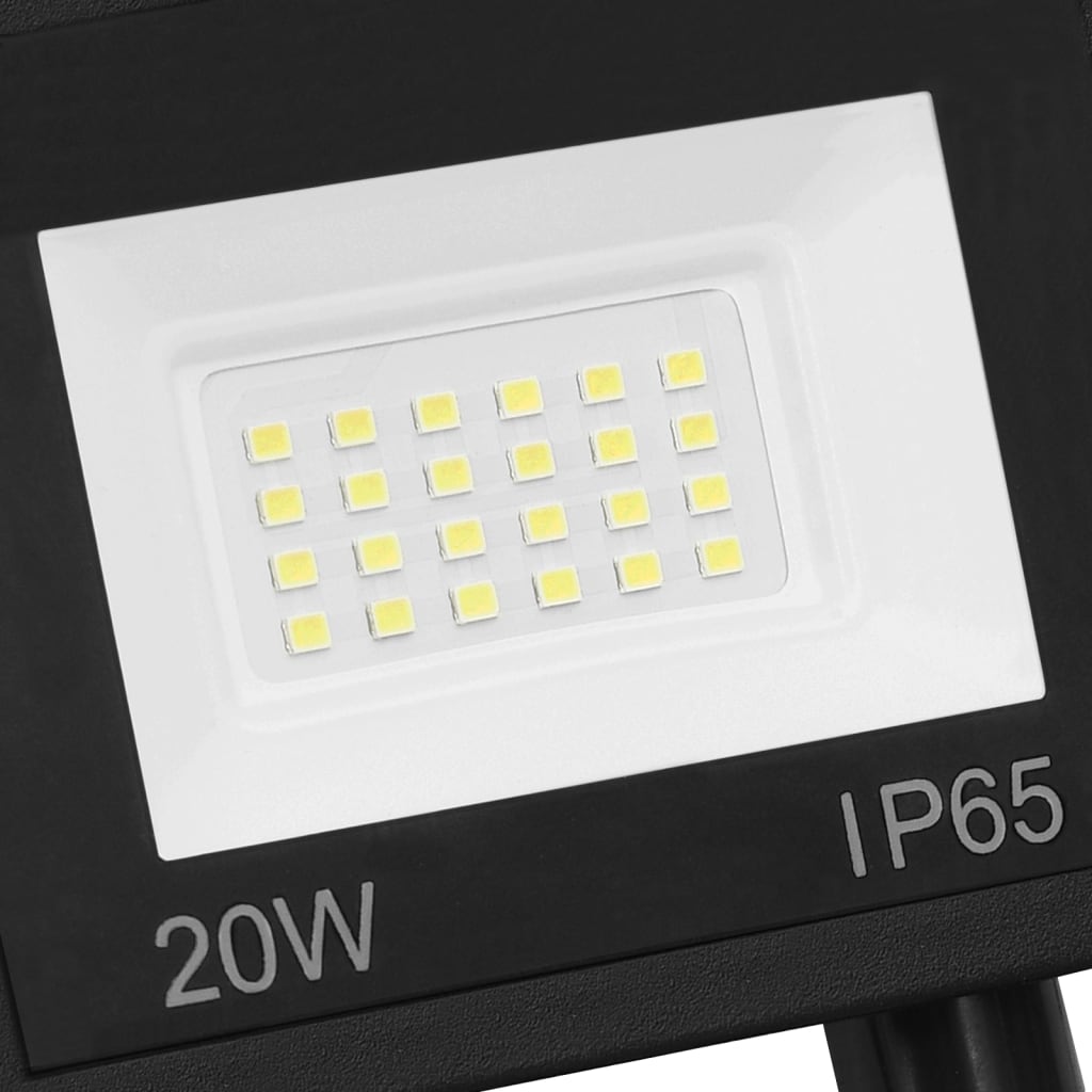LED-flomlys med sensor 20 W varmhvit