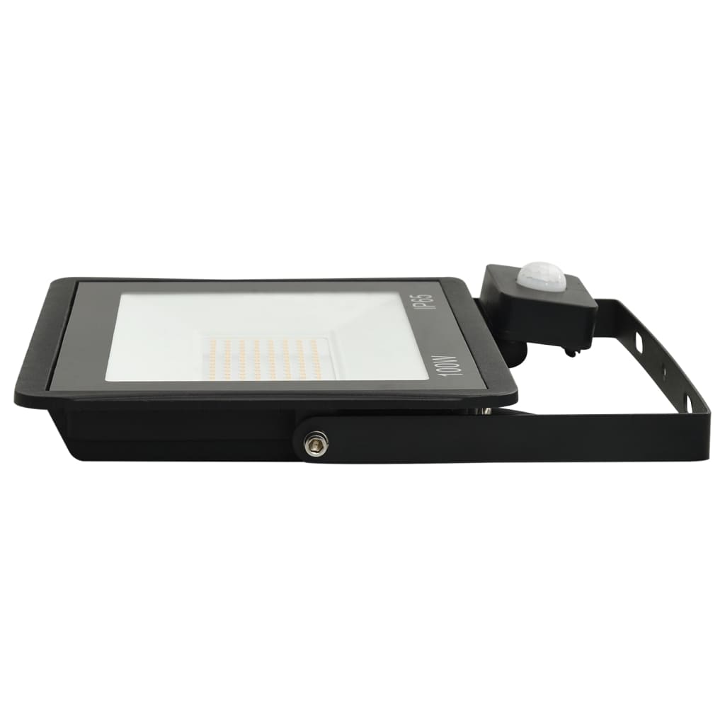 LED-flomlys med sensor 100 W varmhvit