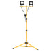 LED-flomlys med stativ 2x20 W varmhvit