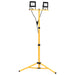 LED-flomlys med stativ 2x50 W varmhvit