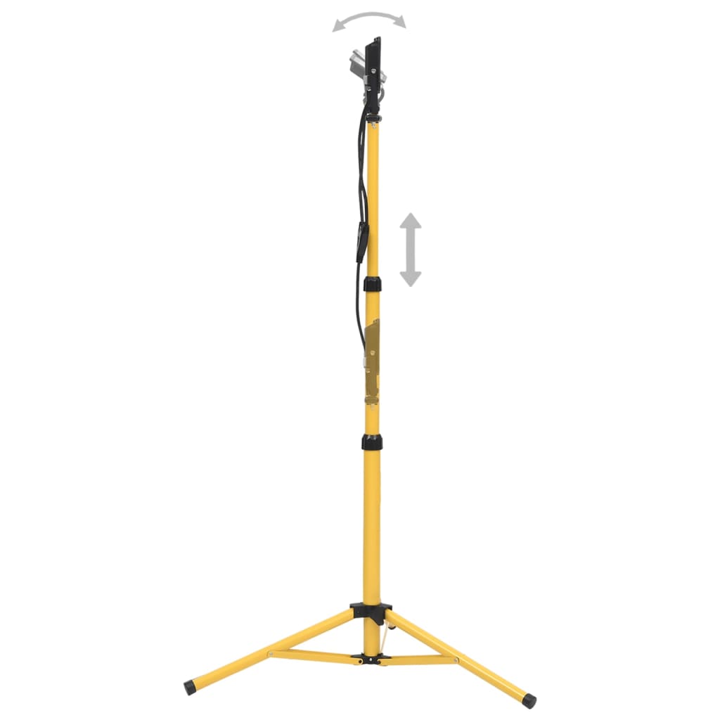 LED-flomlys med stativ 2x50 W varmhvit