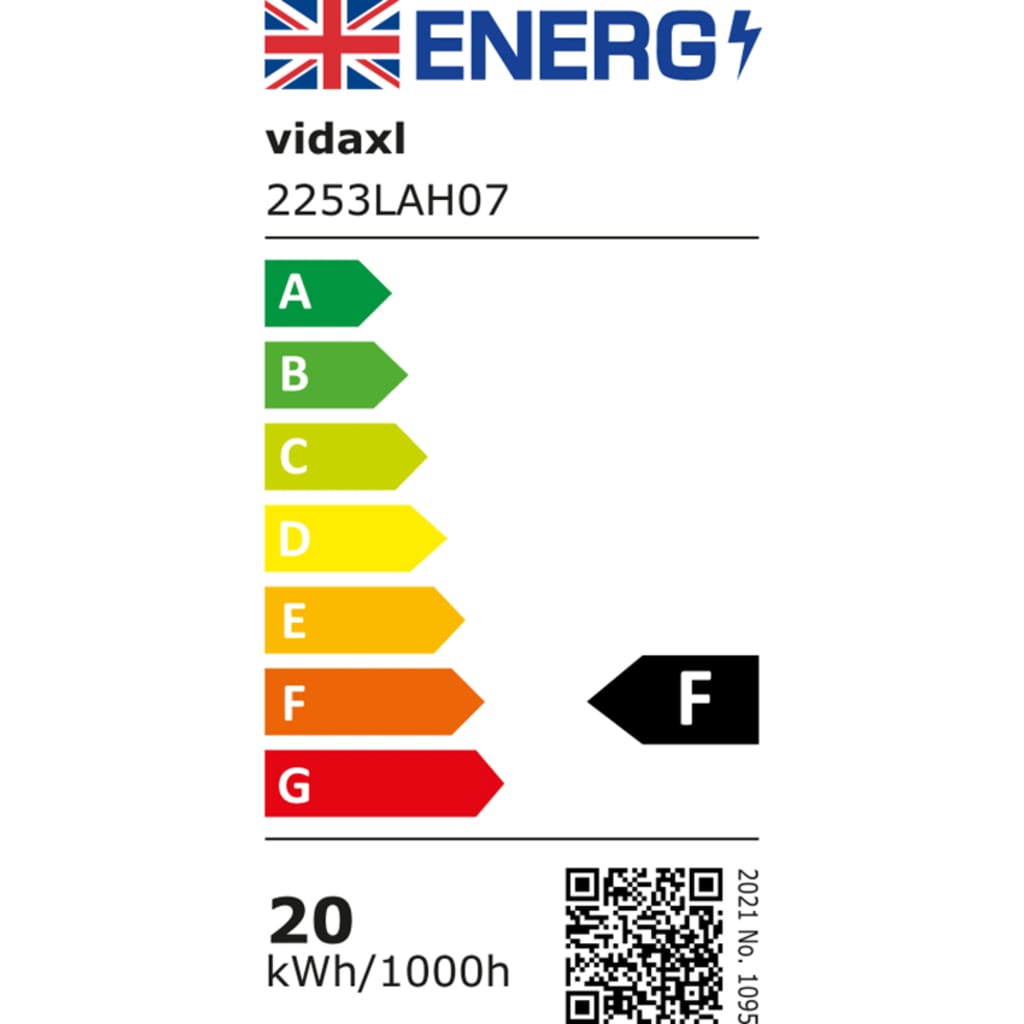 LED-flomlys med stativ 2x20 W kaldhvit